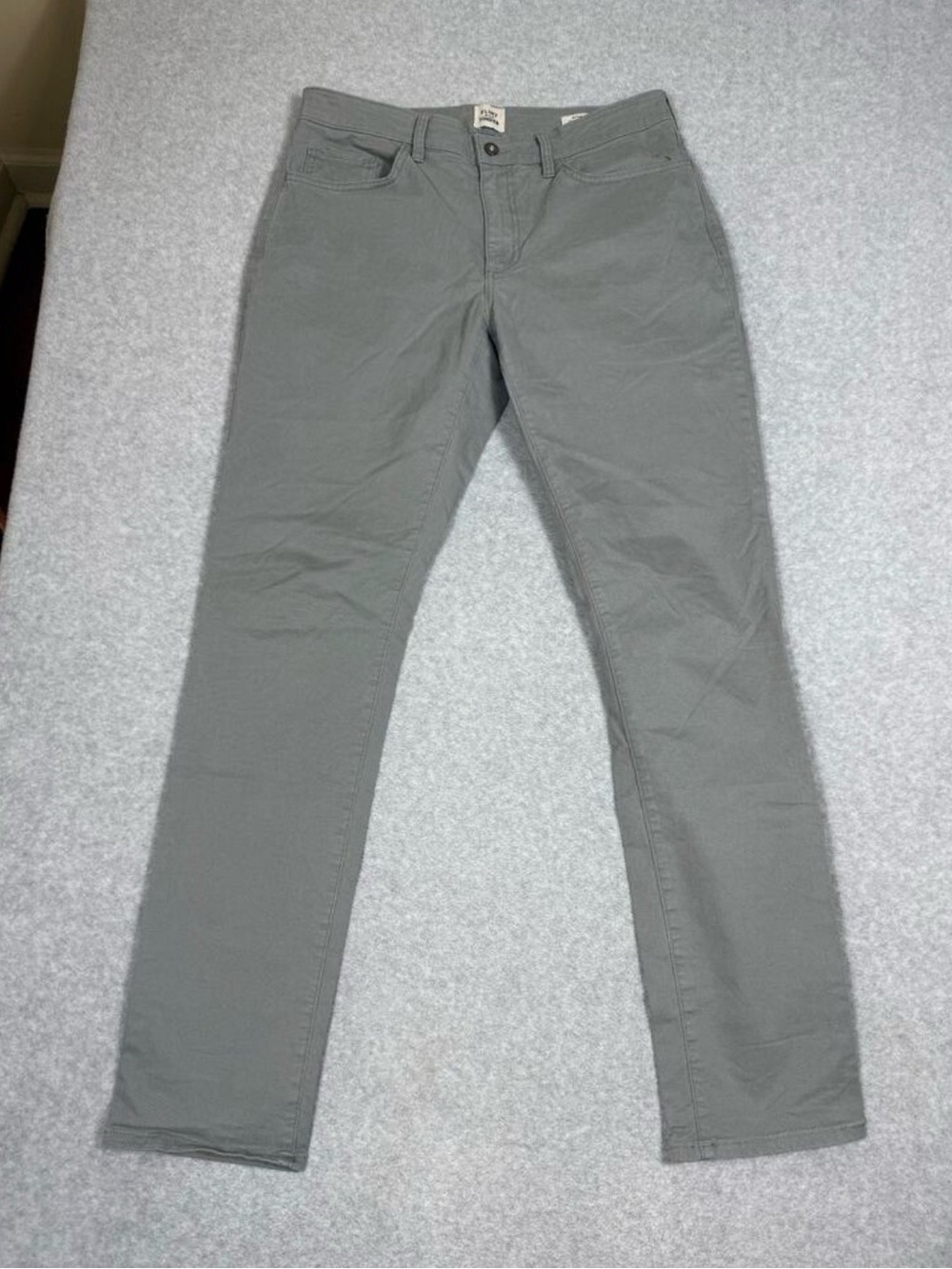 Flint And Tinder Mens Size 32 Athletic Tapered Fit Gray